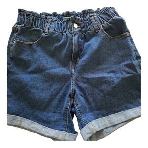 SHEIN Denim Shorts Stretch Waist (Size 1X NWOT)